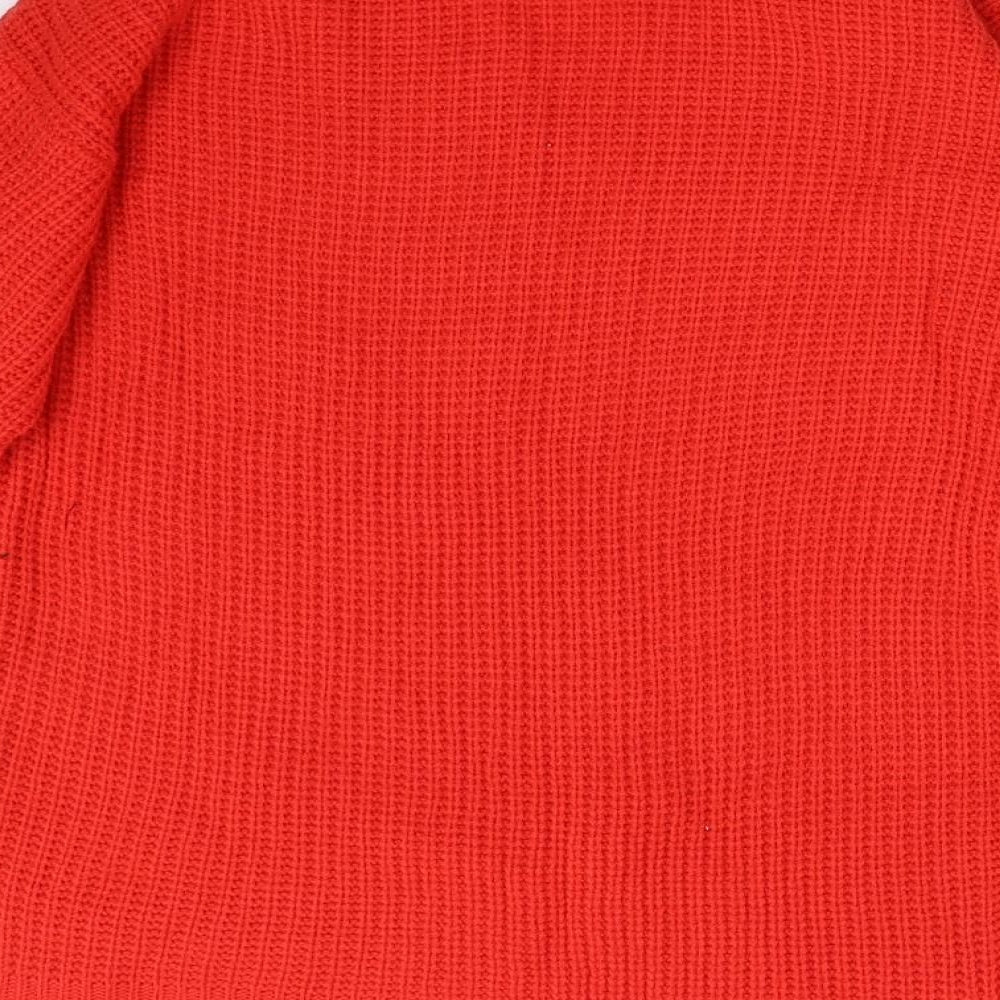 Primark Womens Orange  Knit Pullover Jumper Size XS