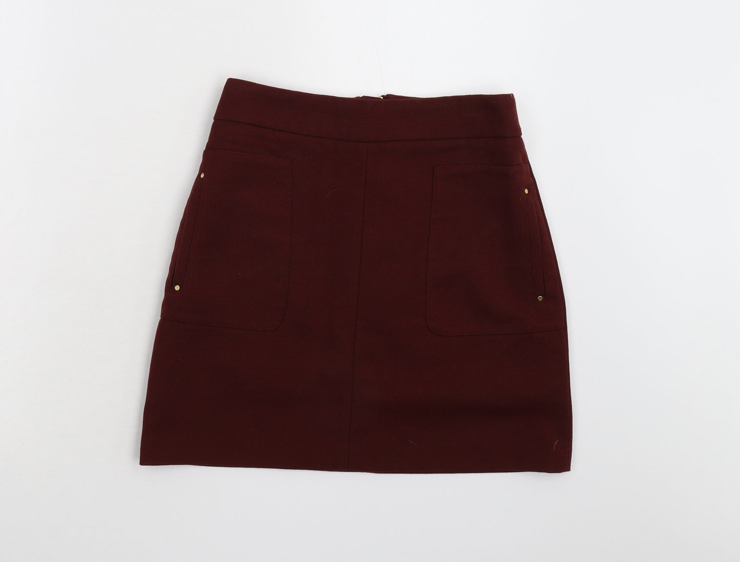 H&M Womens Red   Mini Skirt Size 10