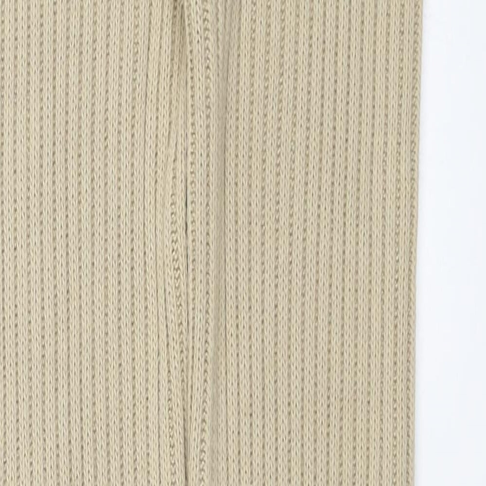 Preworn Womens Beige Solid   Lounge Pants Size M  - Waist size 28 inches