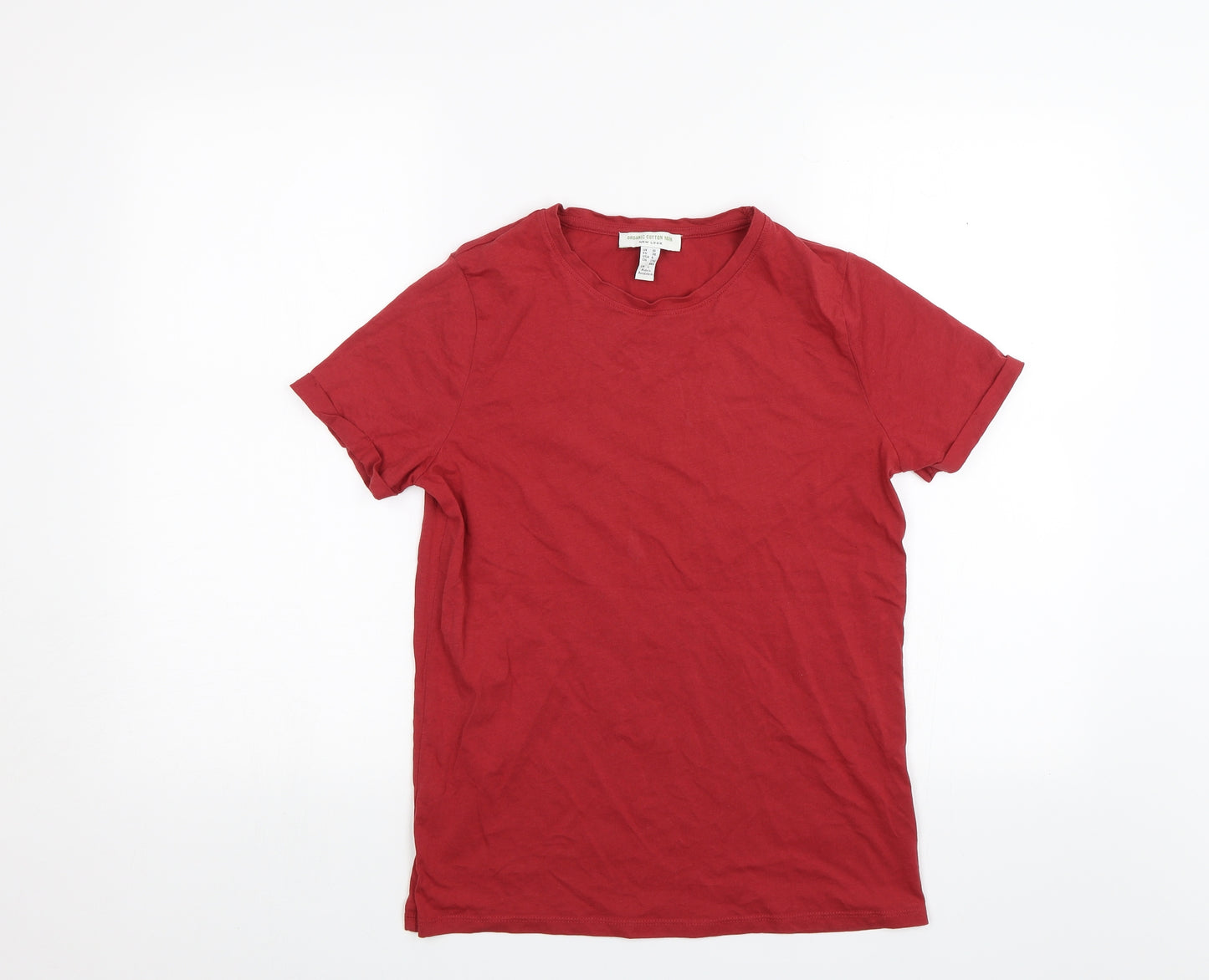 New Look Womens Red   Basic T-Shirt Size 10