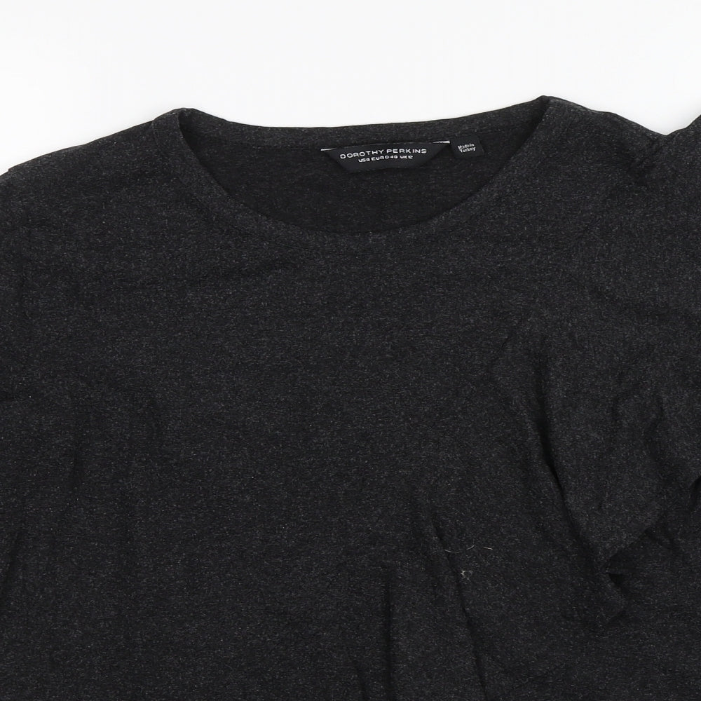 Dorothy Perkins Womens Black   Basic Blouse Size 12
