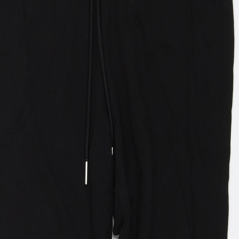 H&M Womens Black   Sweatpants Trousers Size L L26 in