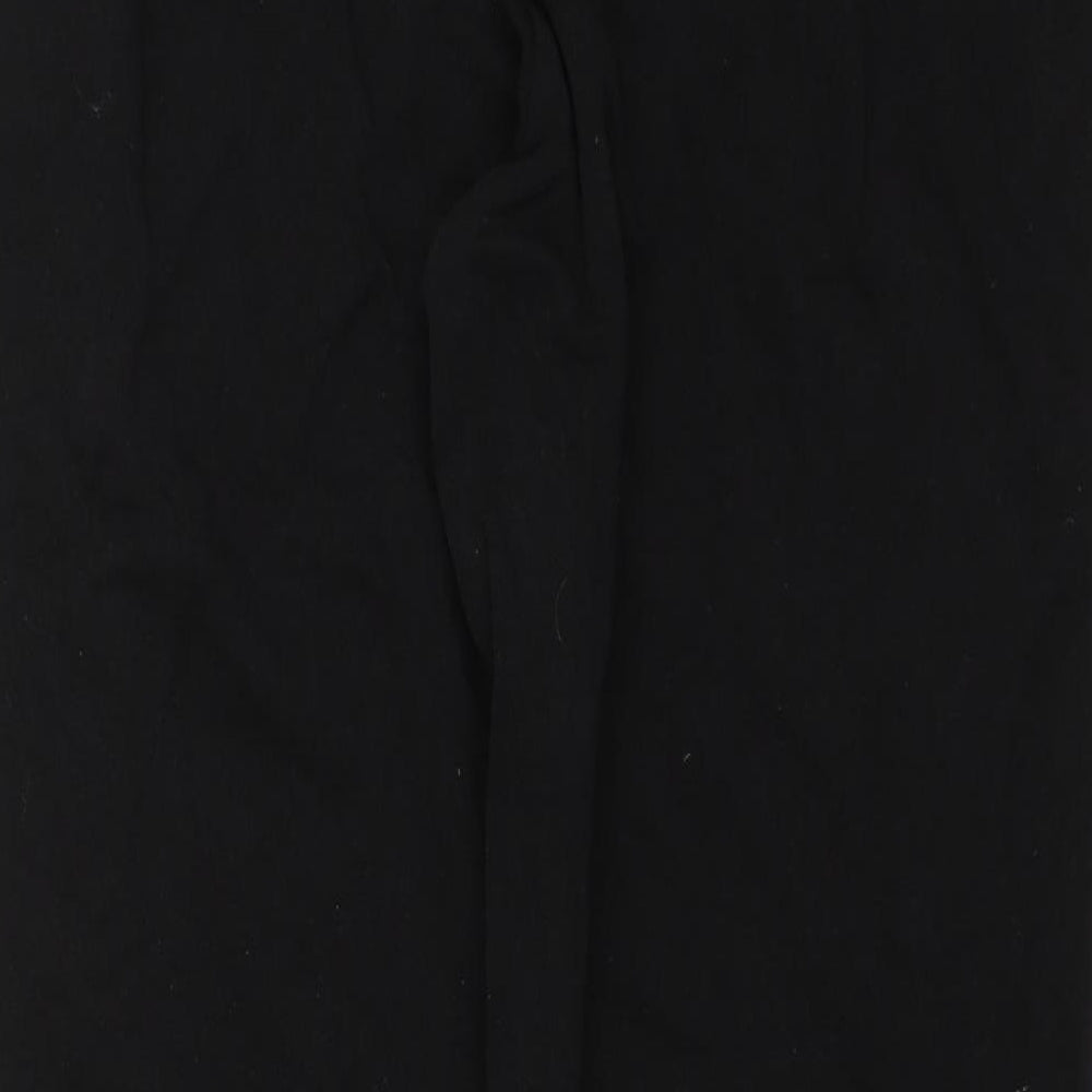 H&M Womens Black   Sweatpants Trousers Size L L26 in