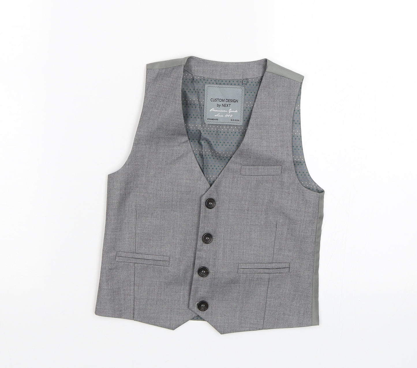 NEXT Boys Grey   Jacket Waistcoat Size 4 Years