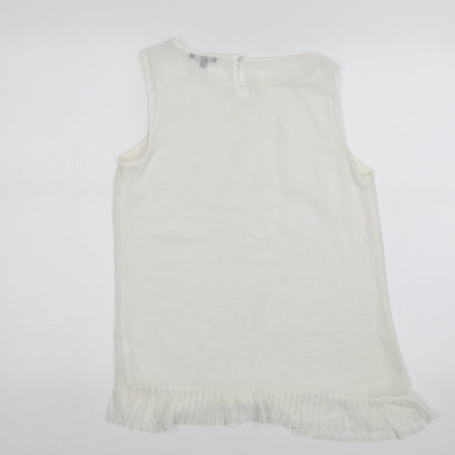 Papaya Womens White   Basic Blouse Size 10