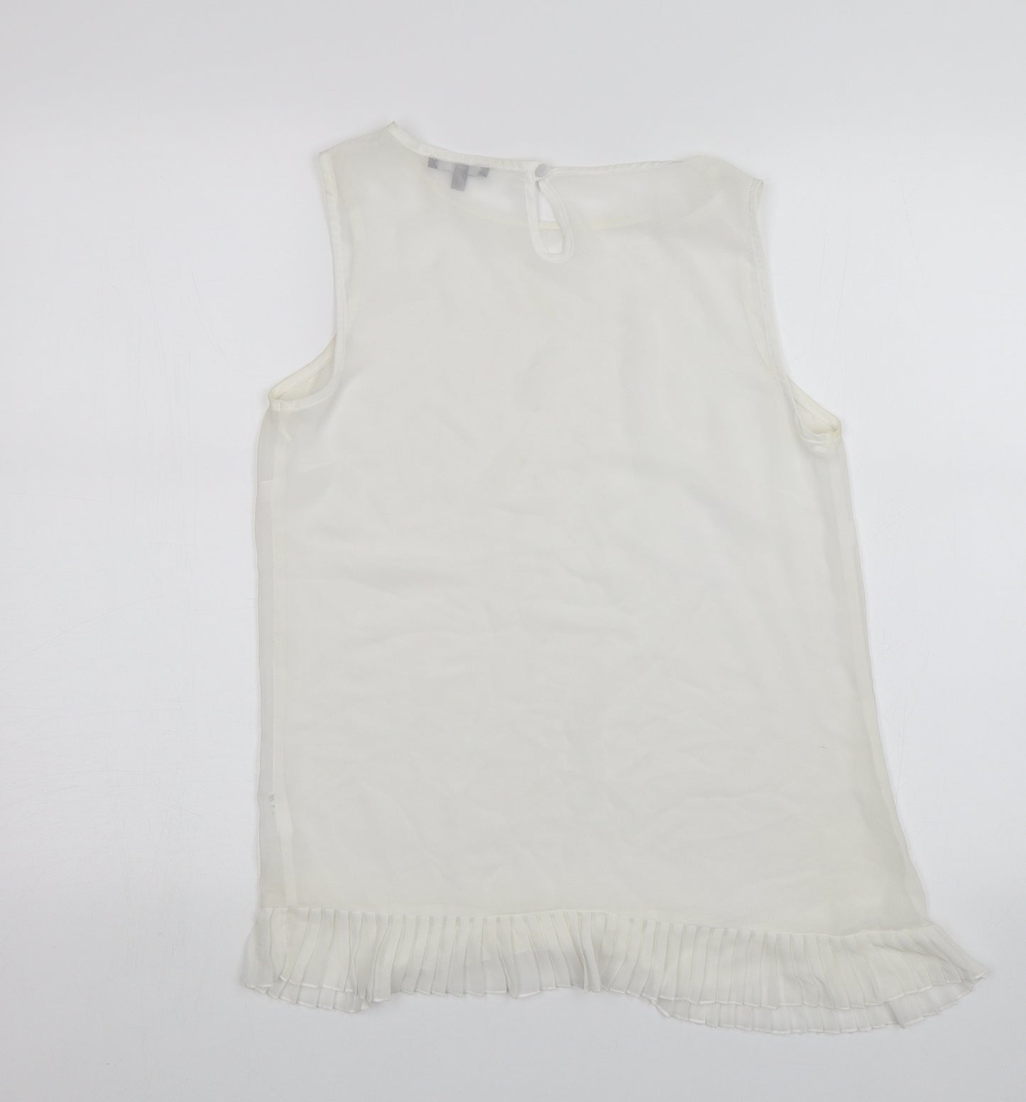 Papaya Womens White   Basic Blouse Size 10