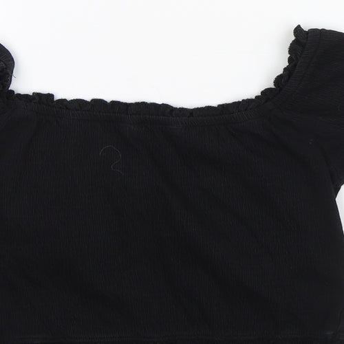 New Look Womens Black   Basic Blouse Size 12