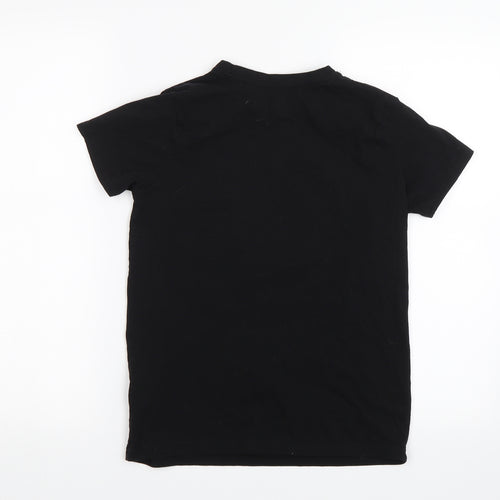 Primark Boys Black   Basic T-Shirt Size 10-11 Years  - Legend