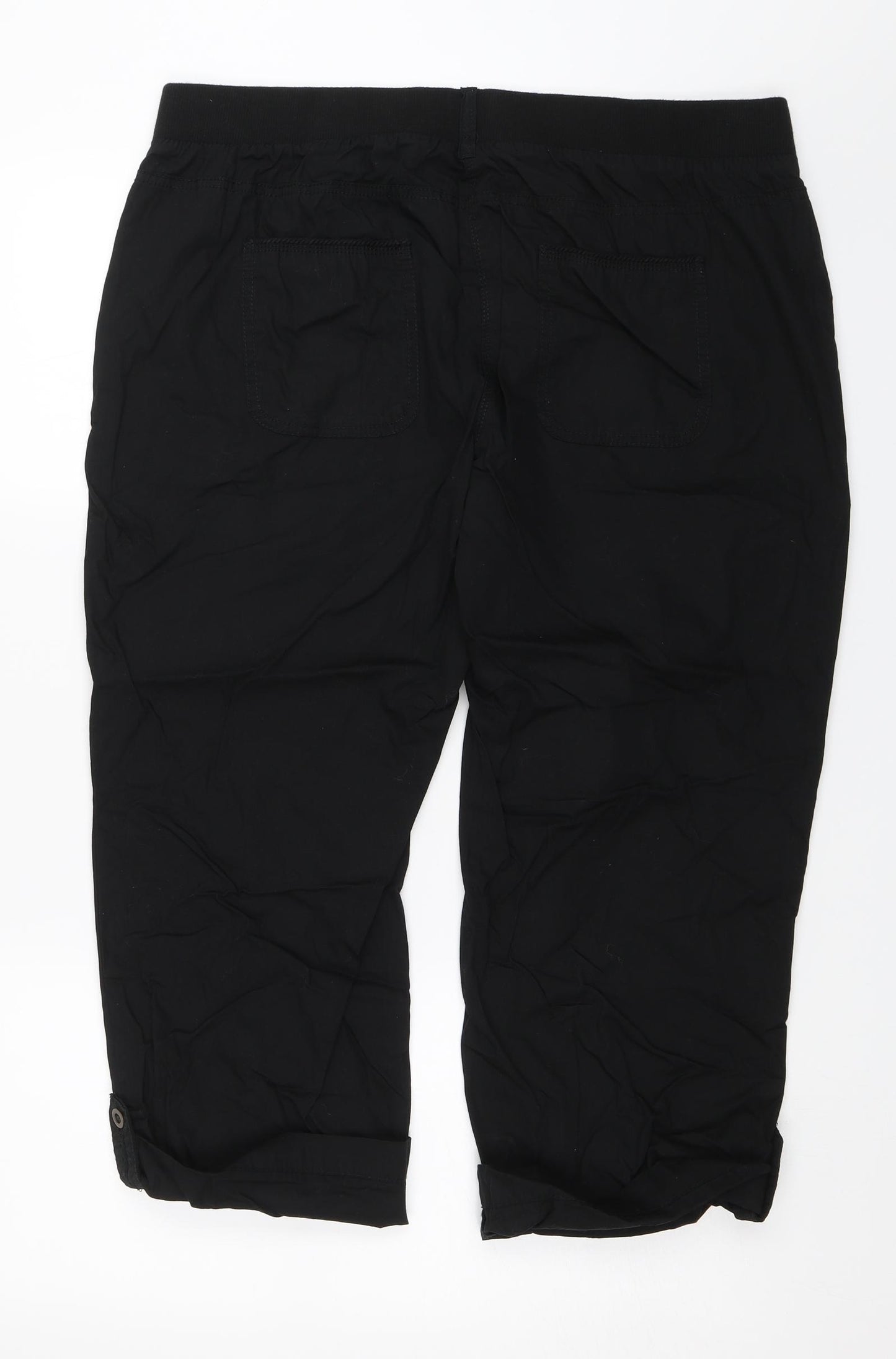 George Womens Black   Trousers  Size 16 L22 in