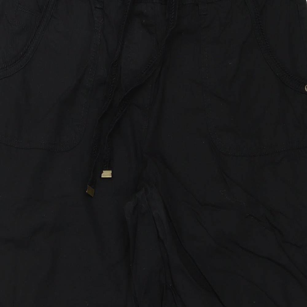George Womens Black   Trousers  Size 16 L22 in