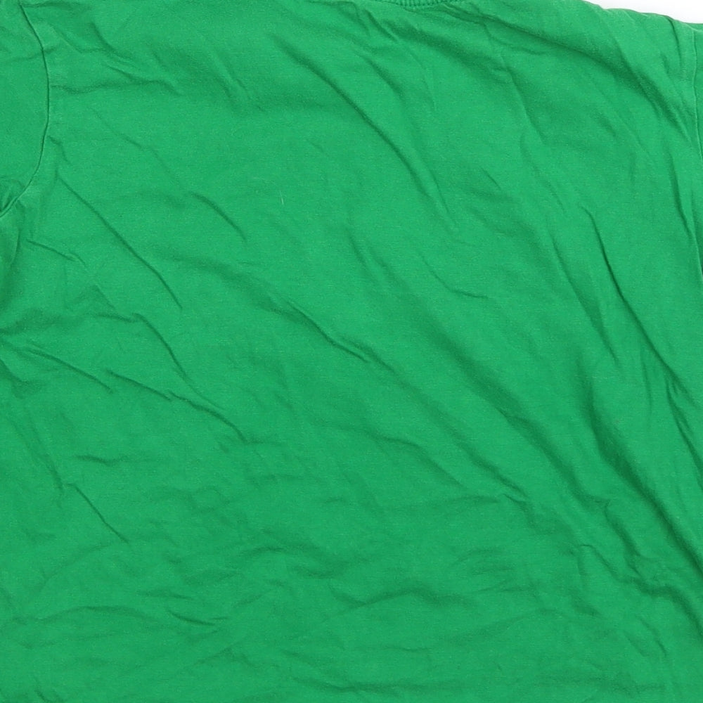 Avenue Kids Boys Green   Basic T-Shirt Size 9-10 Years  - Dinosaur