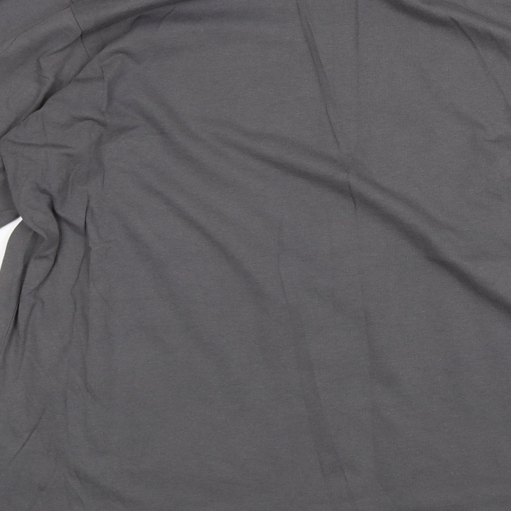 Canvas Mens Grey    T-Shirt Size L  - Sierra Nevada