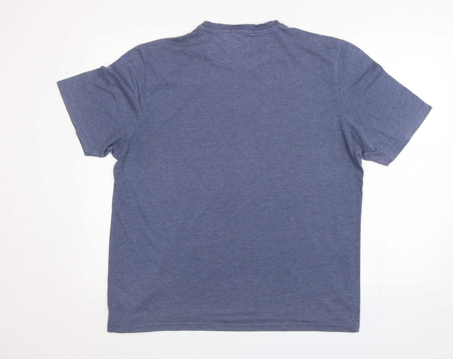George Mens Blue    T-Shirt Size L  - Motorcycle