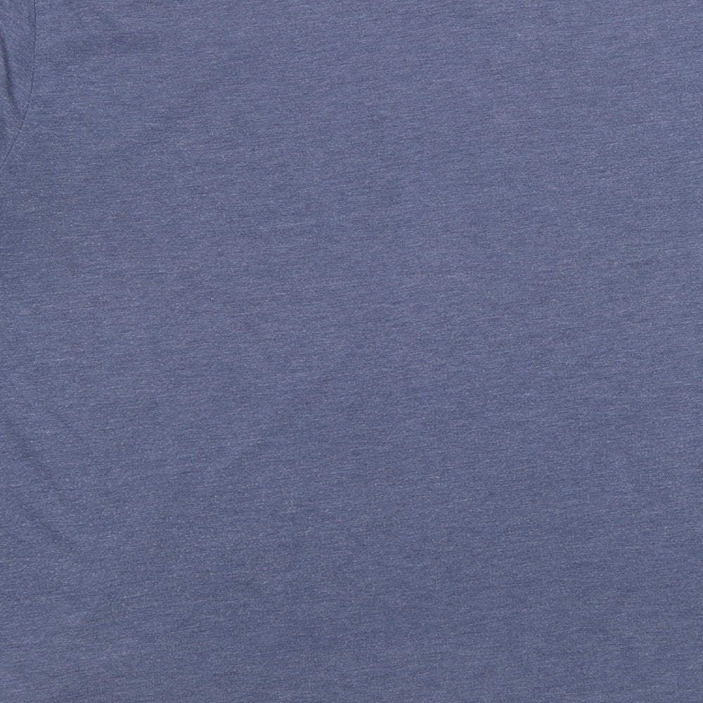 George Mens Blue    T-Shirt Size L  - Motorcycle