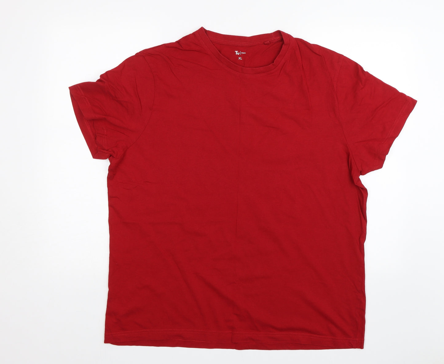 TU Mens Red    T-Shirt Size XL