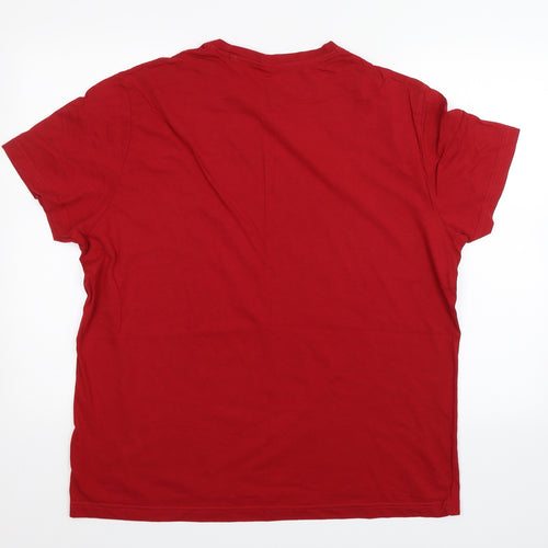 TU Mens Red    T-Shirt Size XL