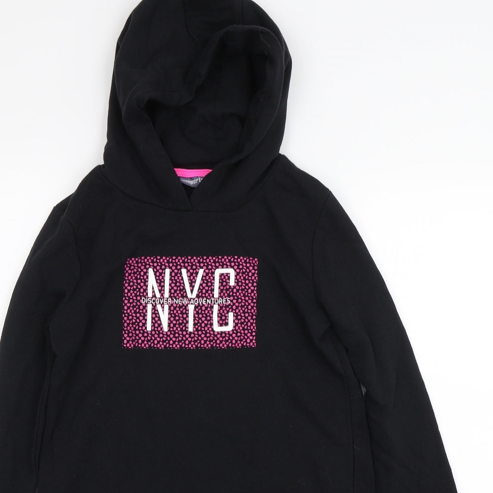 Pepperts! Girls Black   Pullover Hoodie Size 13-14 Years  - NYC