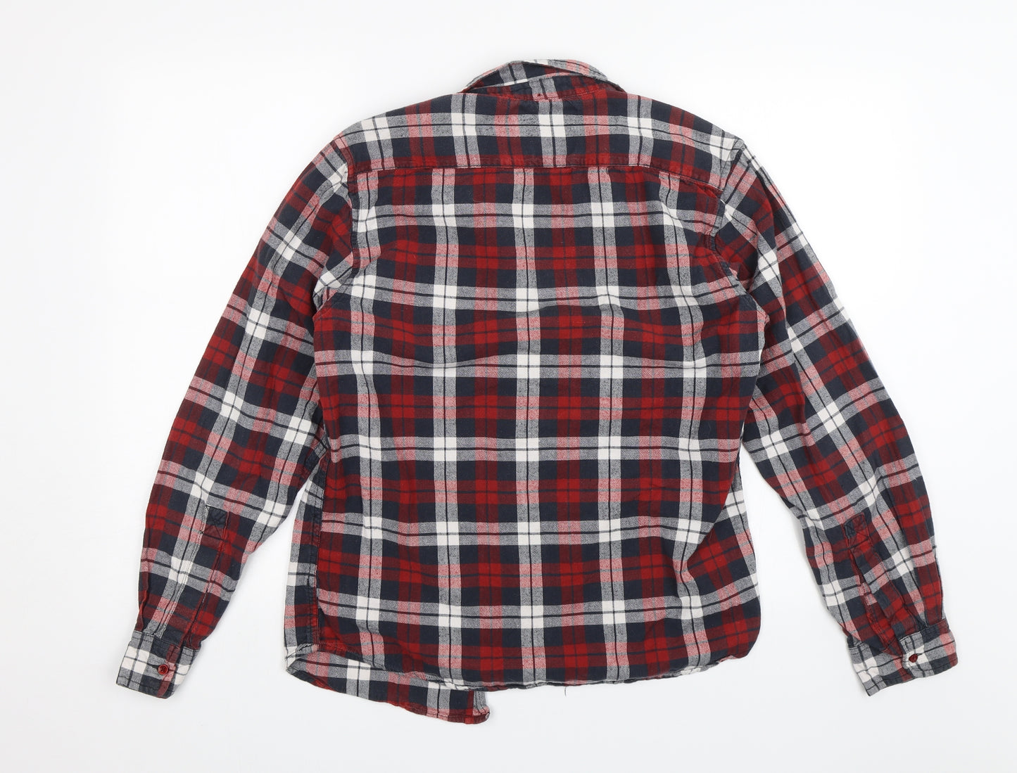 UrbanSpirit Mens Red Plaid   Button-Up Size S