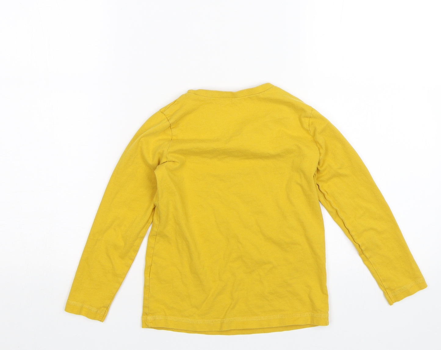 George Boys Yellow   Basic T-Shirt Size 5-6 Years  - Need WIFI