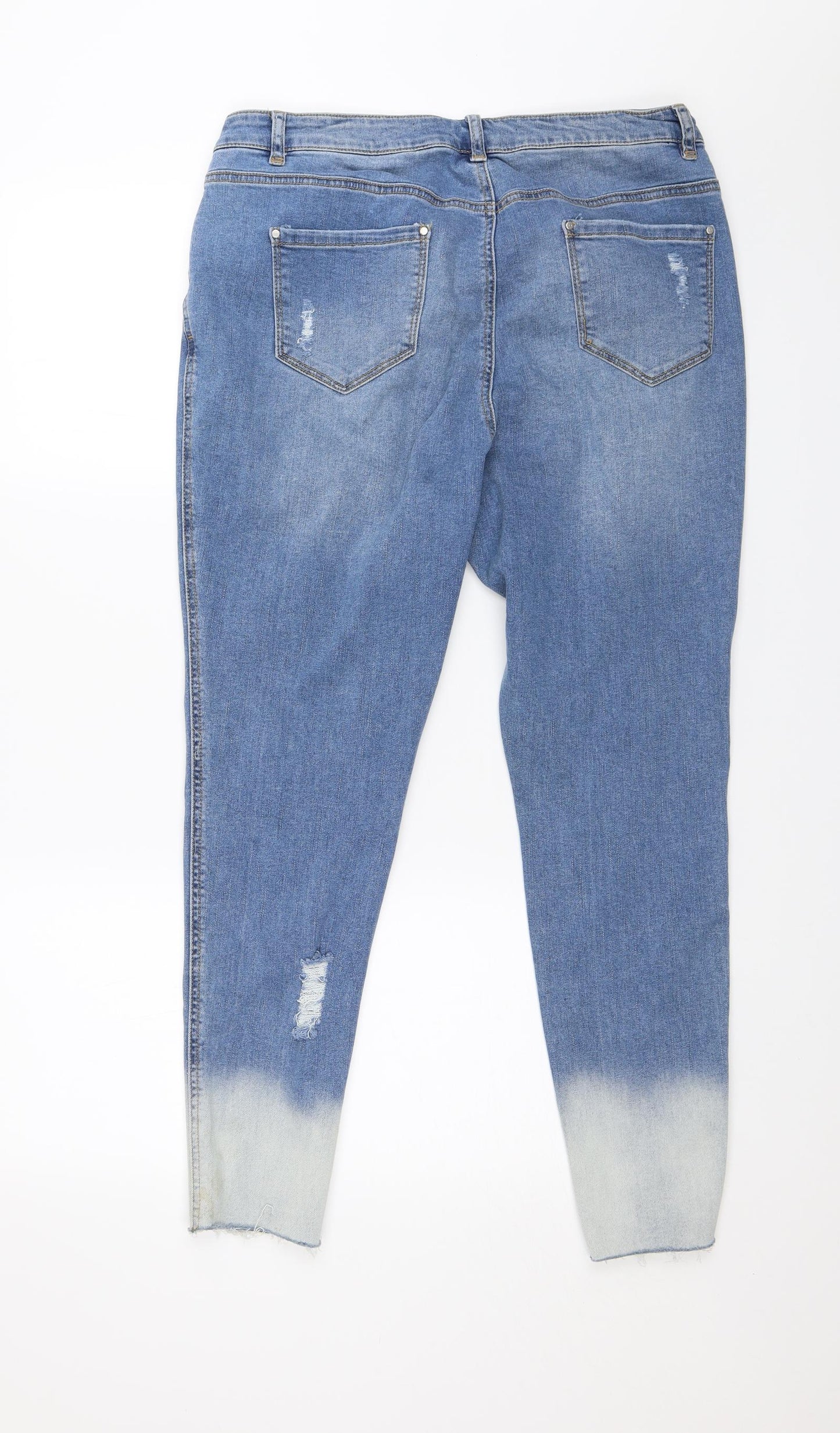 Simply Be Womens Blue   Skinny Jeans Size 14 L27 in