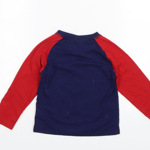 Hullabaloo Boys Black   Basic T-Shirt Size 3-4 Years  - Santa jaws