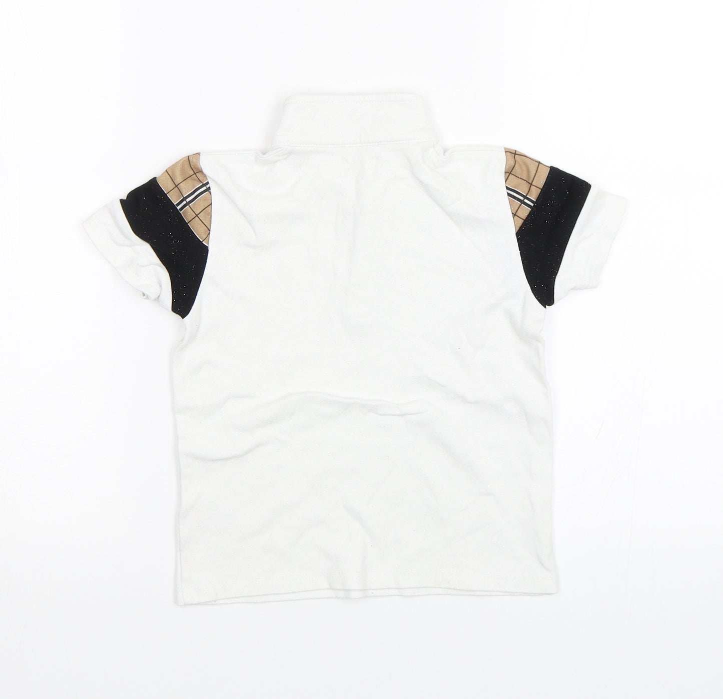 River Island Boys White   Basic Polo Size 3-4 Years
