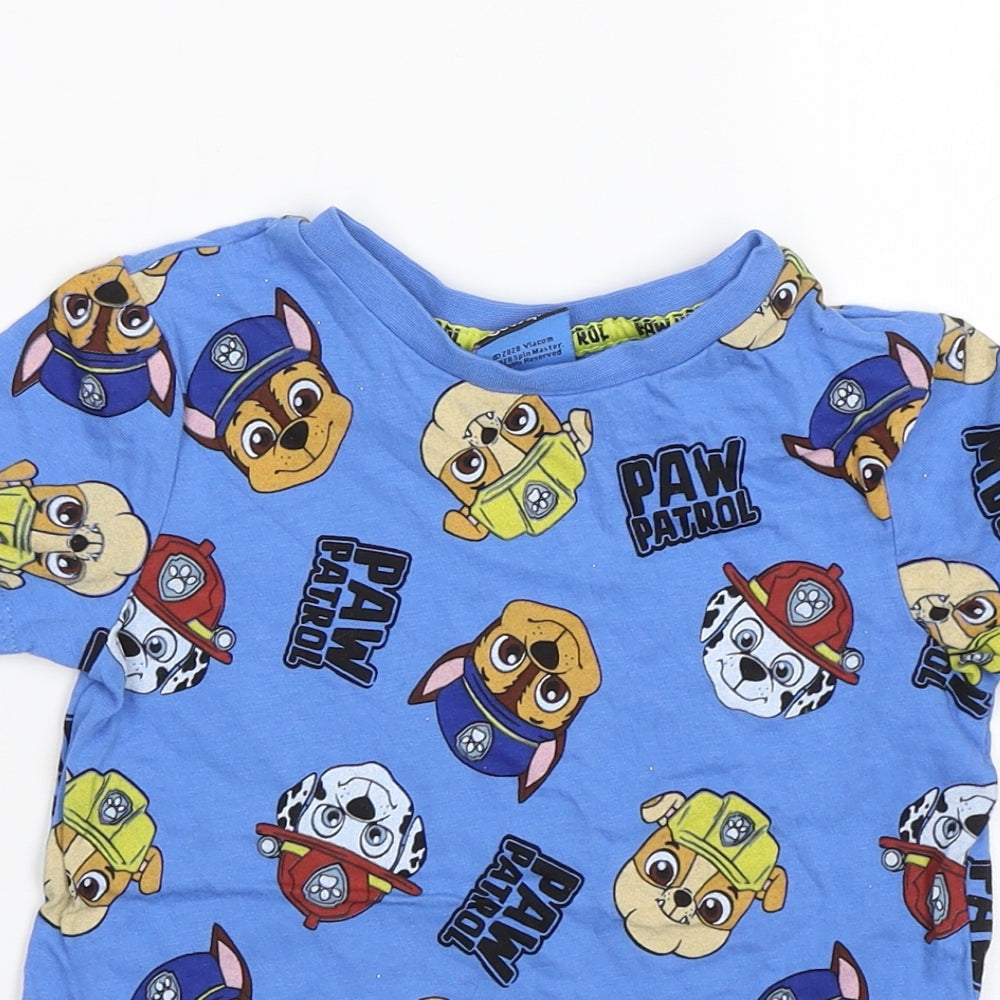 George Boys Blue   Basic T-Shirt Size 3-4 Years  - Paw Patrol