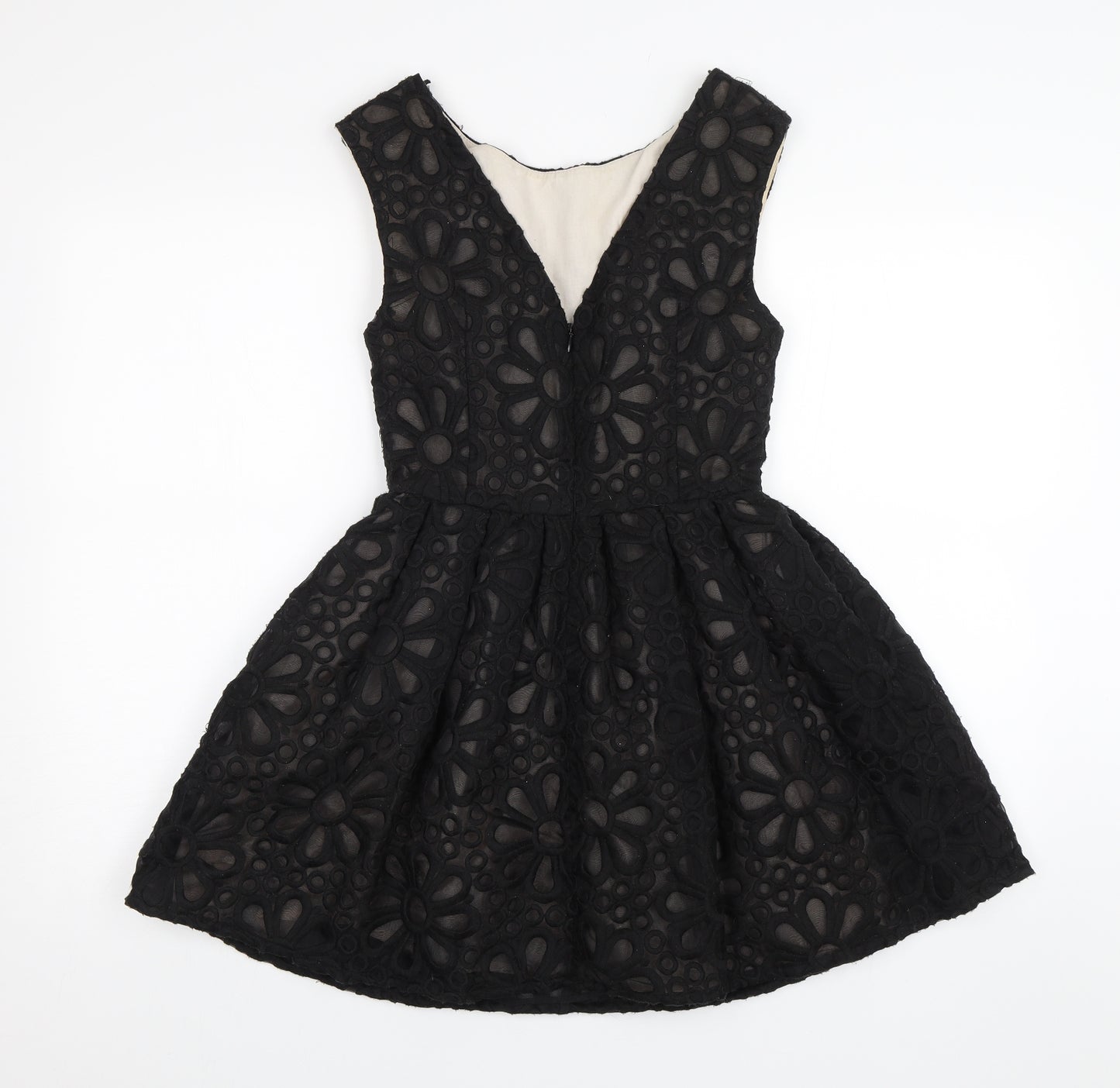 Topshop Womens Black   A-Line  Size 8