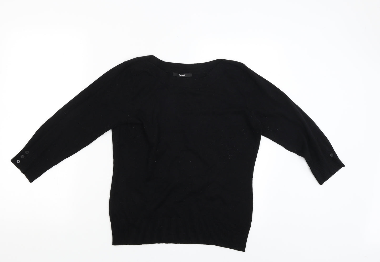 George Womens Black   Pullover Jumper Size 16