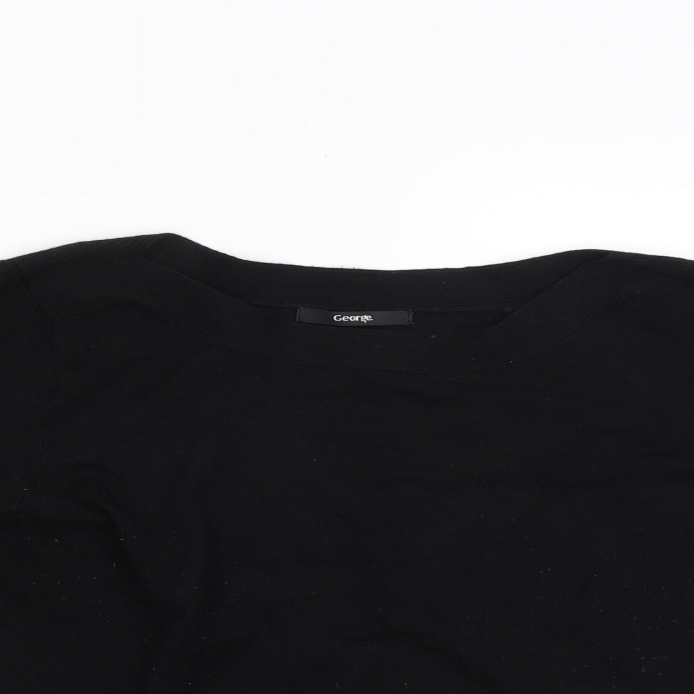 George Womens Black   Pullover Jumper Size 16