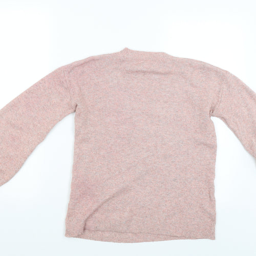 NEXT Girls Pink   Pullover Jumper Size 11 Years  - Unicorn