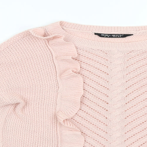 Select Womens Pink   Pullover Jumper Size 6