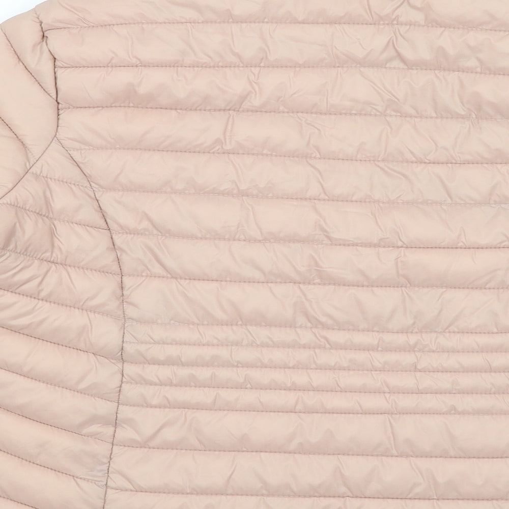 Primark Womens Pink   Bomber Jacket Coat Size M