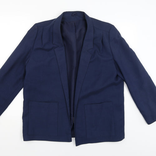 Debinhams Womens Blue   Jacket Suit Jacket Size 14
