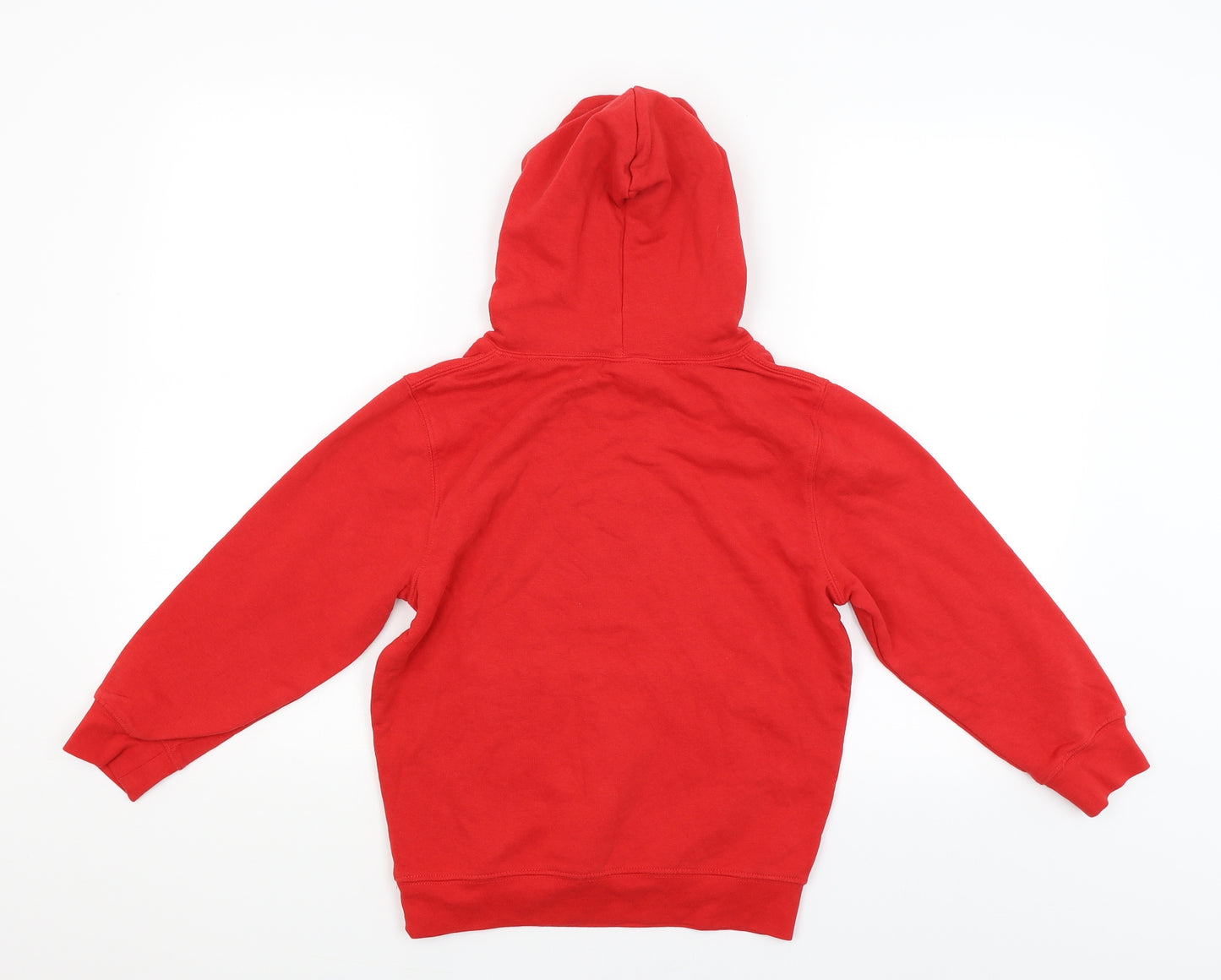 Preworn Boys Red   Pullover Hoodie Size 7-8 Years  - Olaf Frozen
