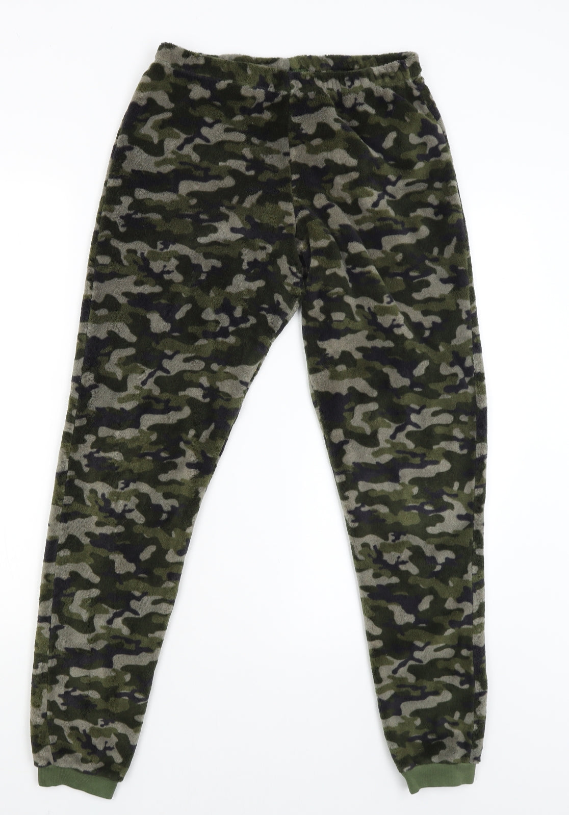 Georgeq Girls Green Camouflage  Cami Pyjama Pants Size 13-14 Years
