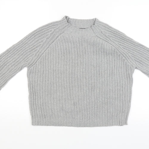 SheIn Womens Grey   Pullover Jumper Size S