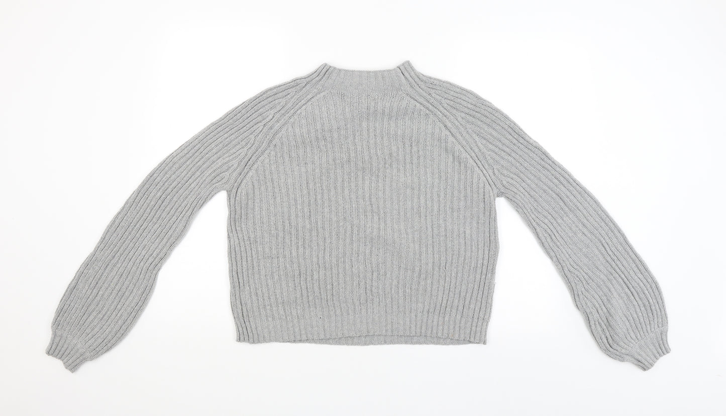 SheIn Womens Grey   Pullover Jumper Size S