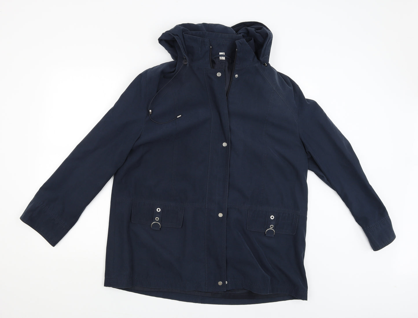 Preworn Womens Blue   Jacket Coat Size 16