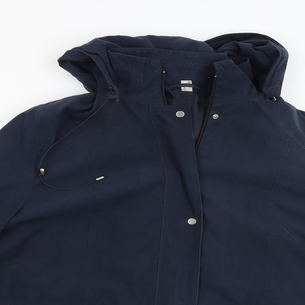 Preworn Womens Blue   Jacket Coat Size 16