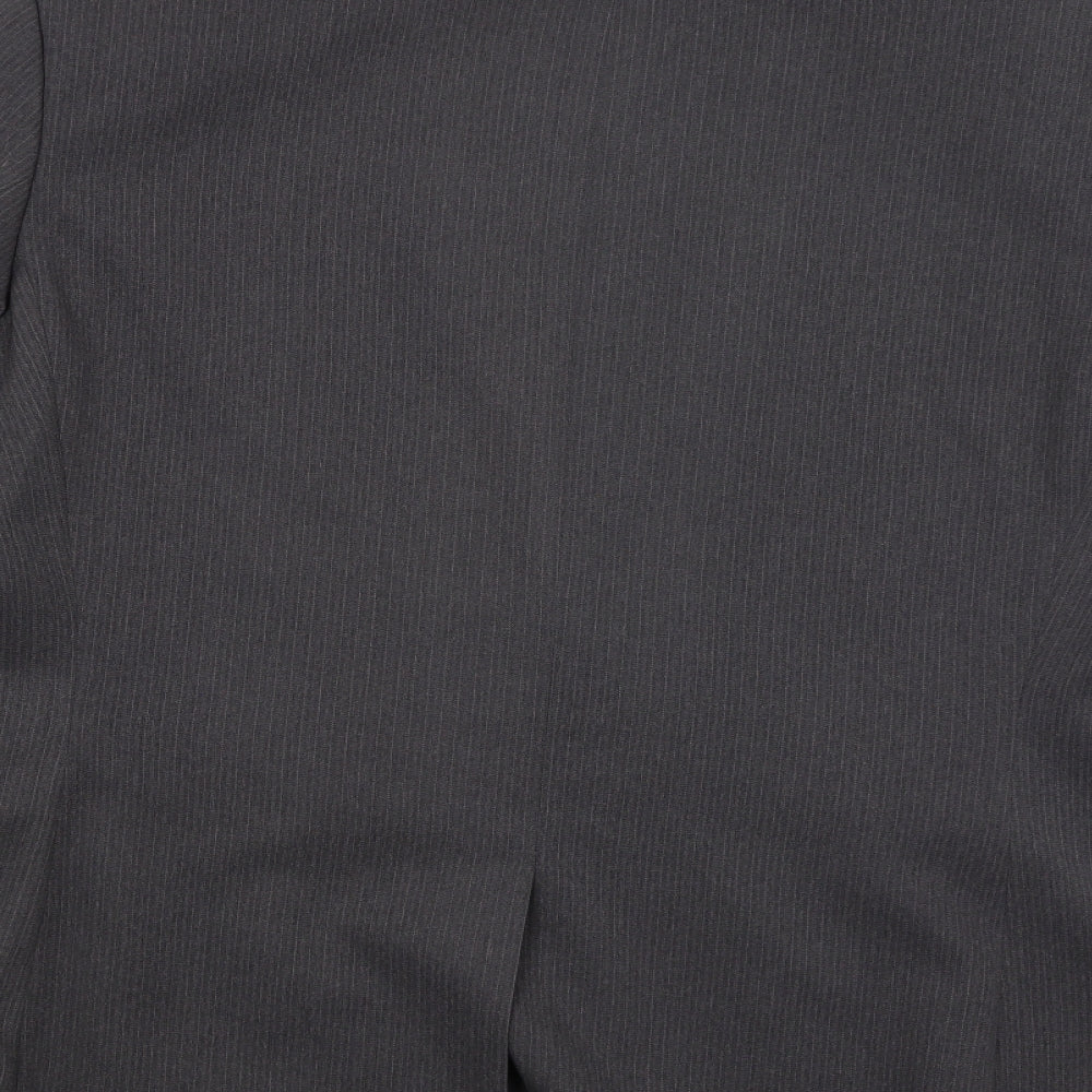 TAYLOR&WRIGHT Mens Grey Striped  Jacket Blazer Size 46