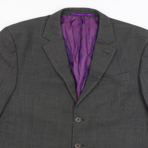 Alfred Brown Mens Grey   Jacket Blazer Size 42