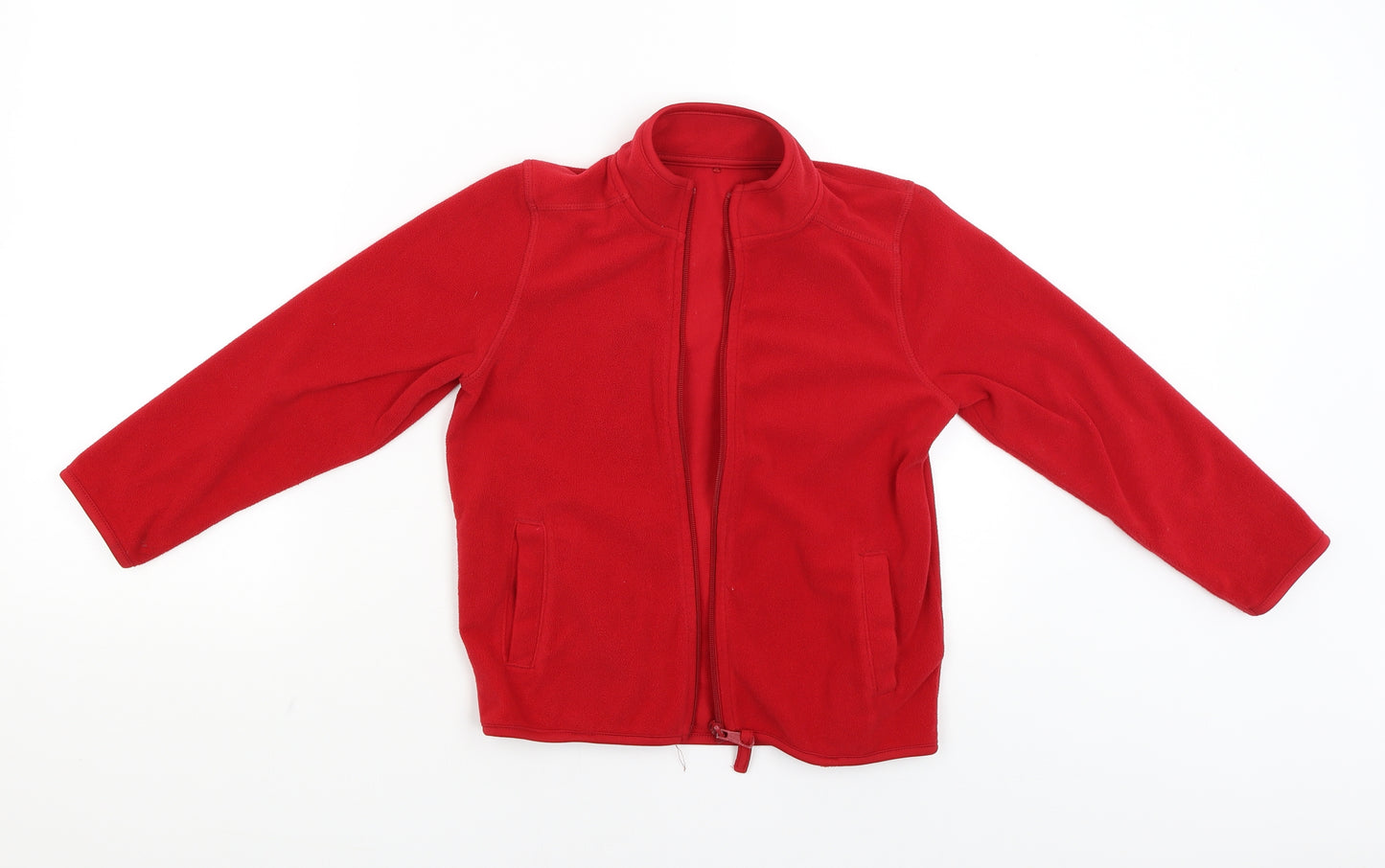 George Boys Red   Full Zip Jumper Size 8-9 Years