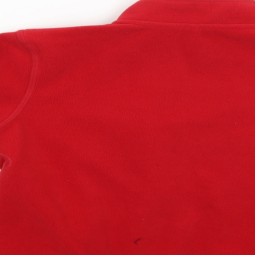 George Boys Red   Full Zip Jumper Size 8-9 Years