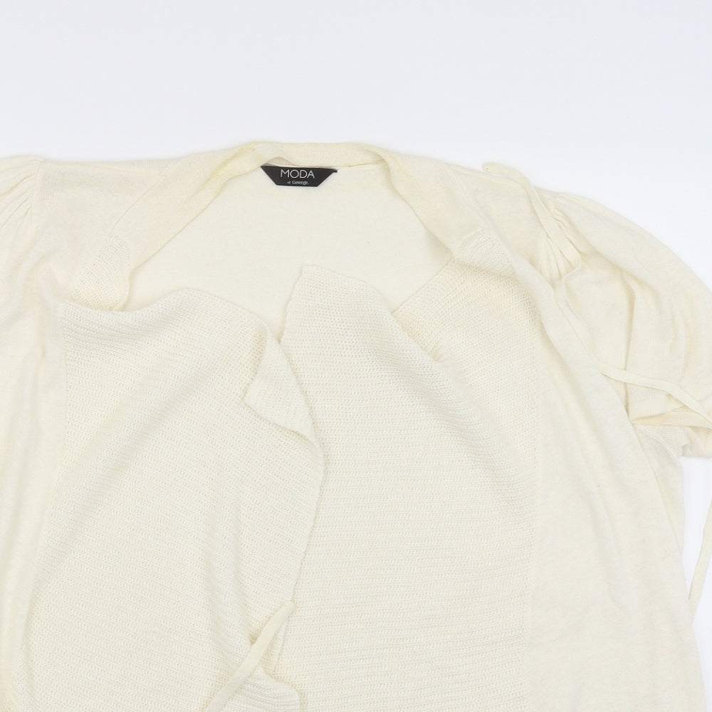 George Womens Beige   Cardigan Jumper Size 18