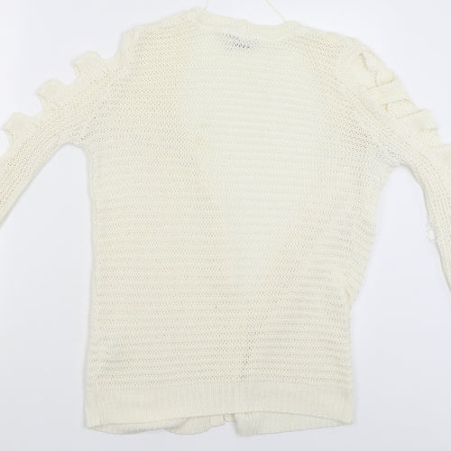 River Island Womens Beige   Cardigan Jumper Size 8