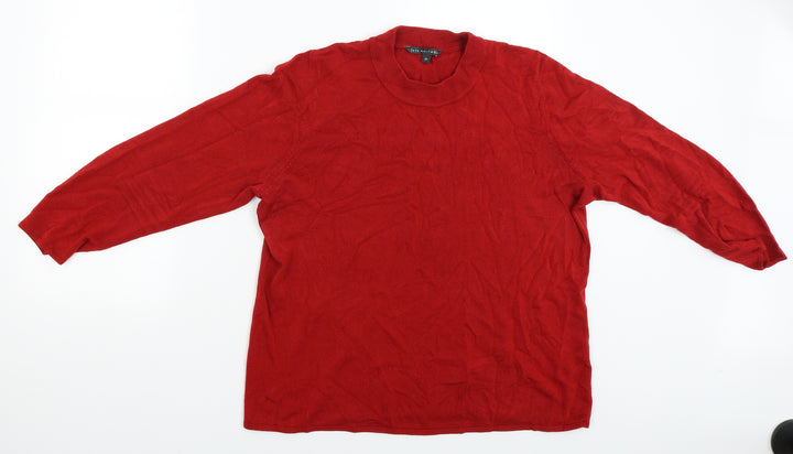 love knitwear Womens Red Pullover Jumper Size 20