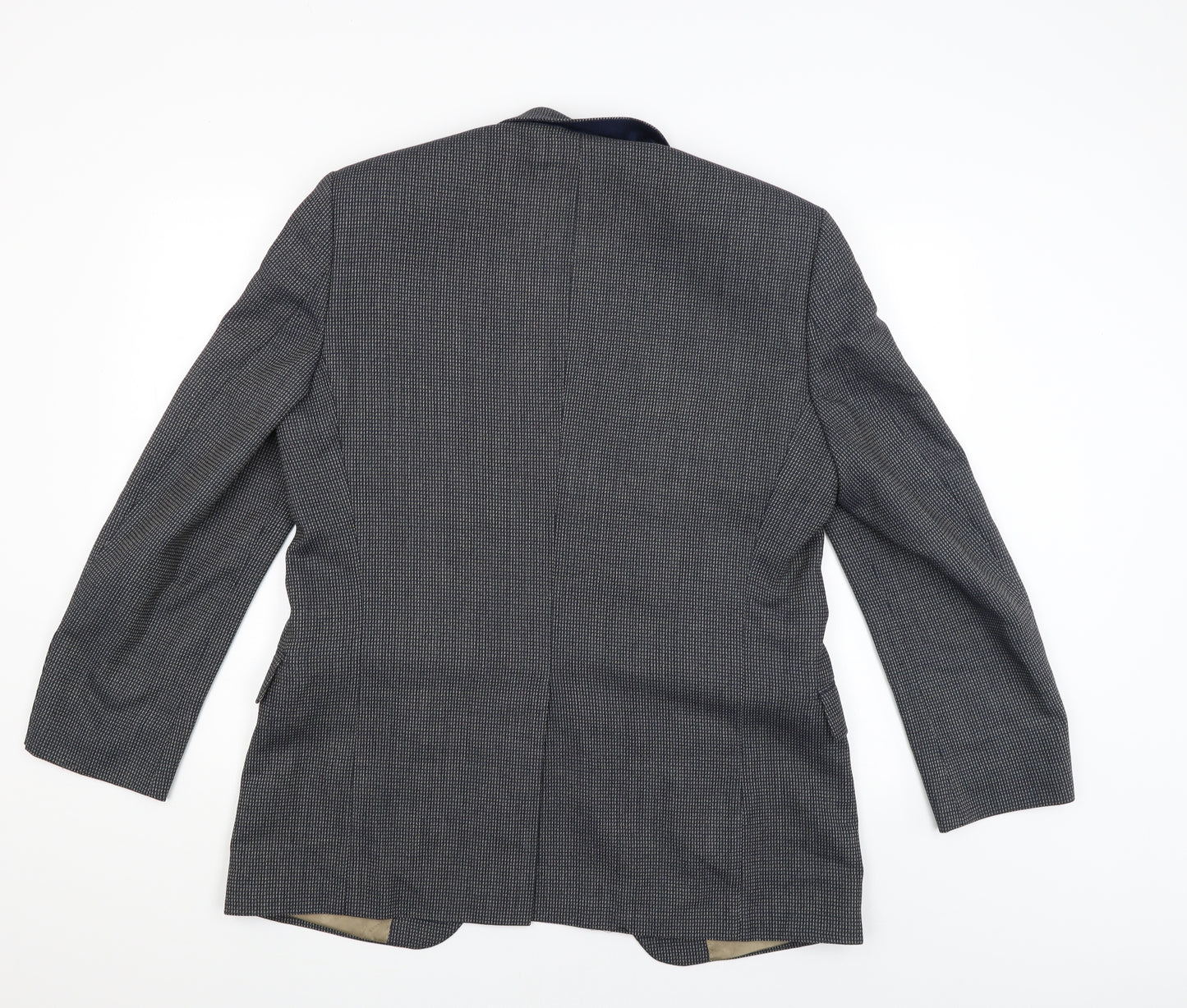 Jaeger Mens Black Striped  Jacket Blazer Size 50