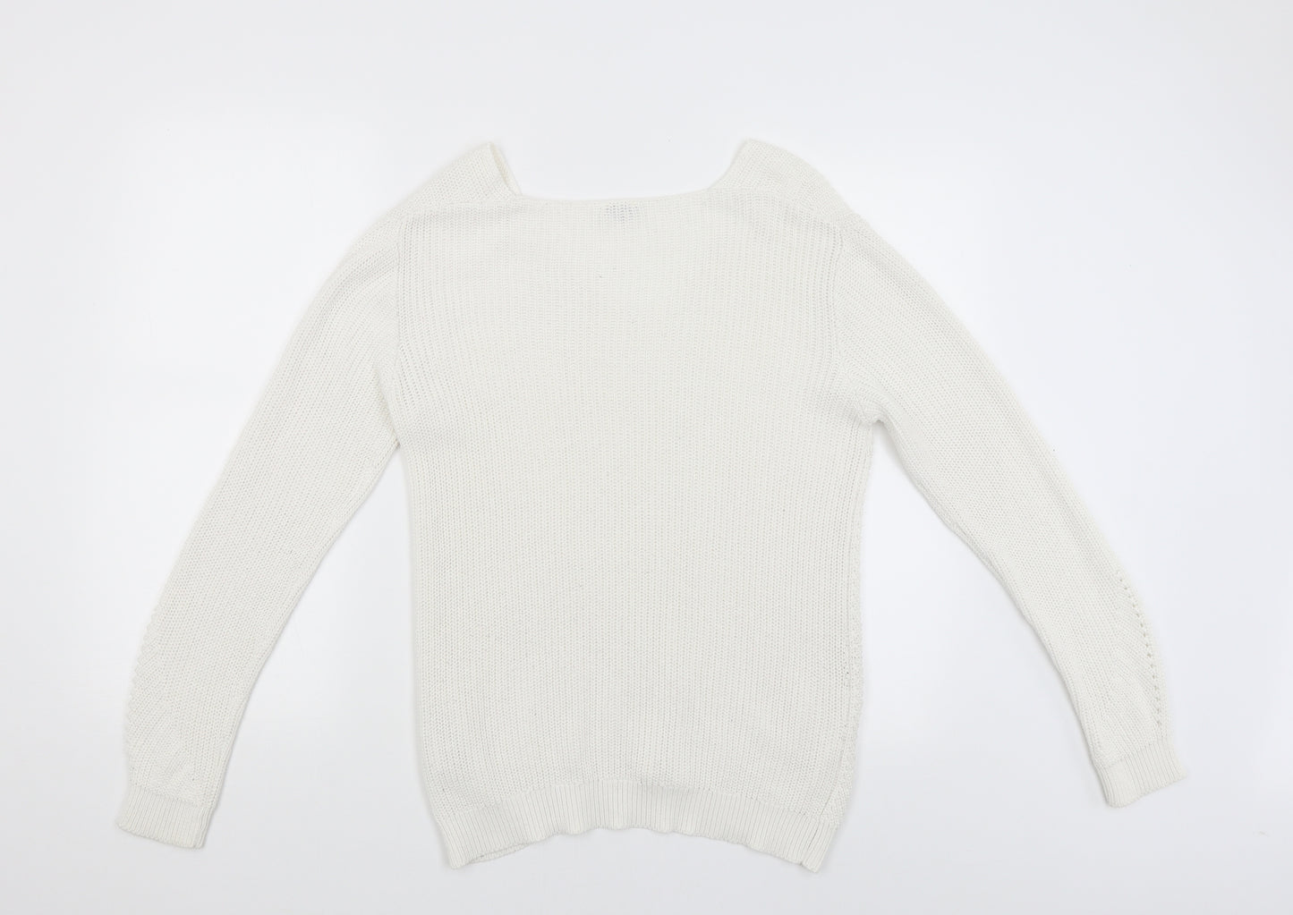 Collection Pimkie Womens White   Pullover Jumper Size S