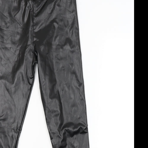 Preworn Womens Black   Carrot Trousers Size L L25 in